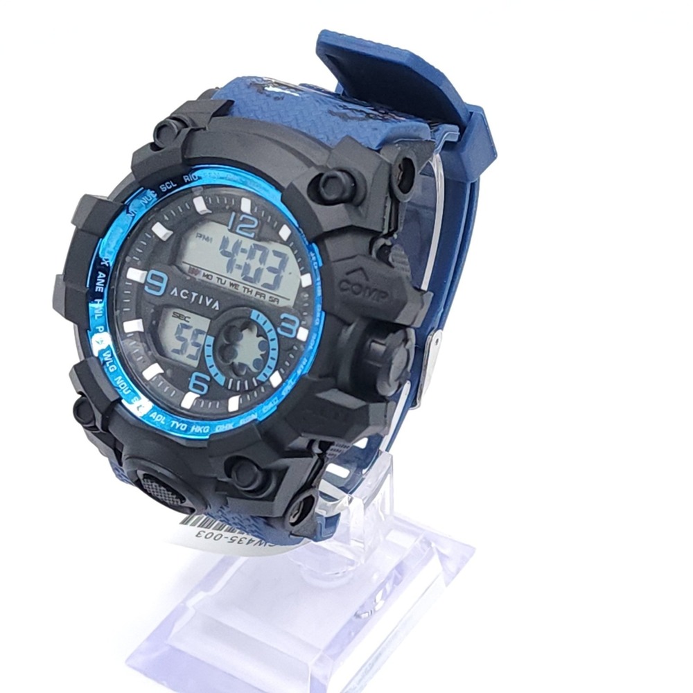 Activa Invicta Blue Camo Digital Sport Watch 54mm Men - Picture 12 of 17